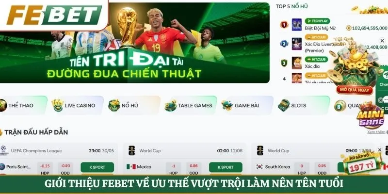Giới thiệu FEBET về ưu thế vượt trội làm nên tên tuổi